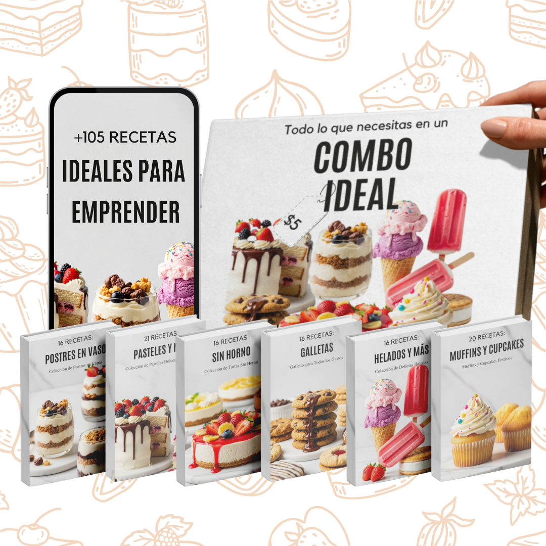 E-book +105 Recetas para Emprender en Repostería