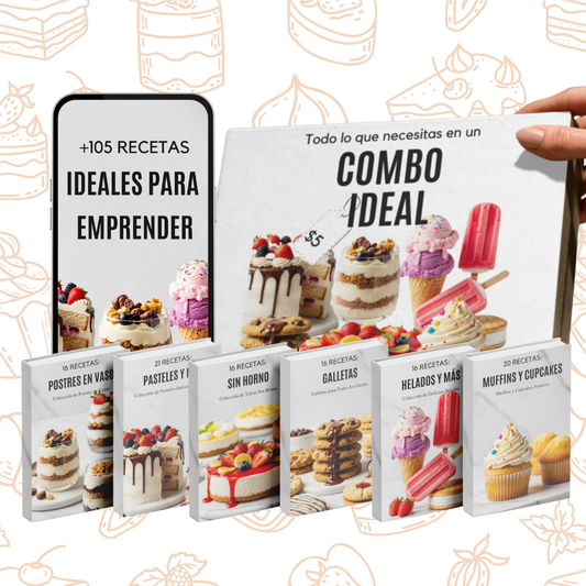 E-book +105 Recetas para Emprender en Repostería