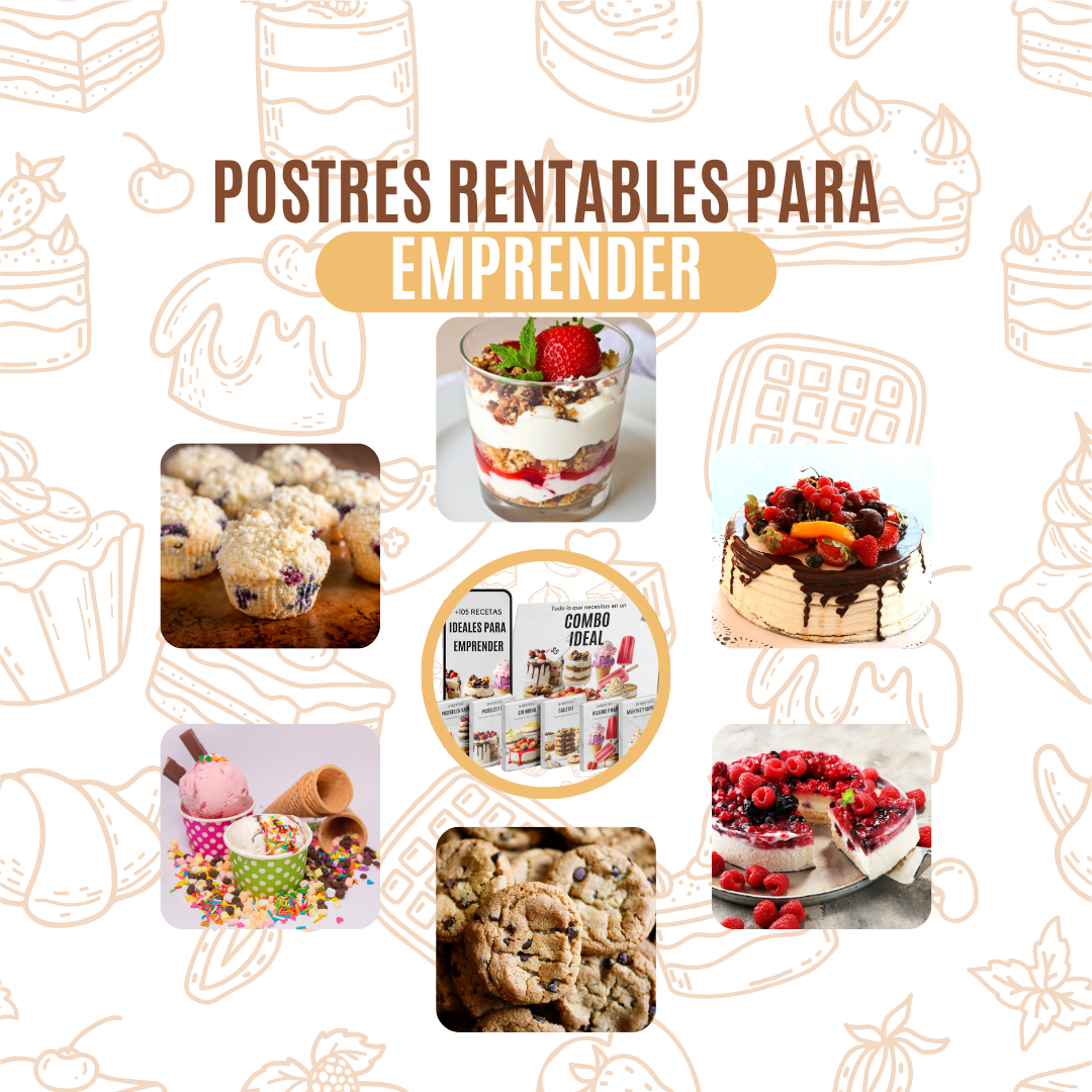 E-book +105 Recetas para Emprender en Repostería